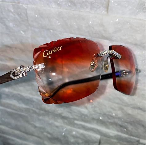 cartier glasses with diamonds for cheap|cheap cartier sunglasses with diamonds.